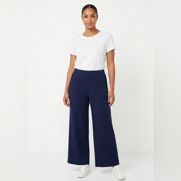 Jones New York Pants - Jones New York Navy Blue Wide Leg Pants – NWT Size M